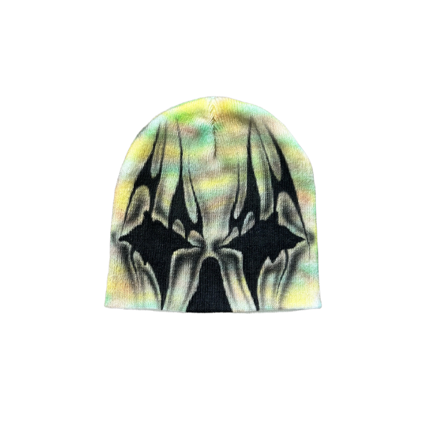 Hellstar Multicolor Airbrushed Mask Beanie