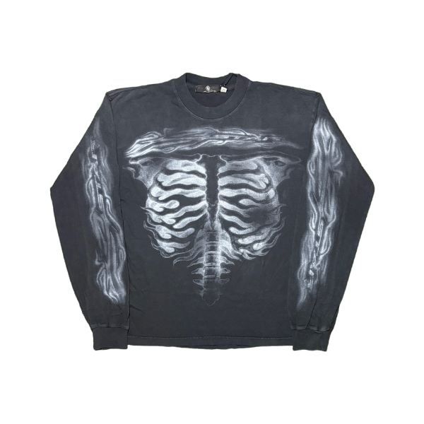 Hellstar Black Skele Long Sleeve T-Shirt