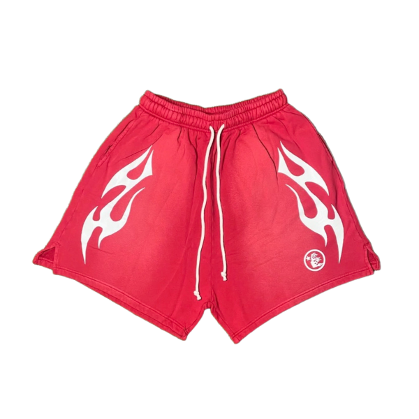 Hellstar Red Flame Shorts