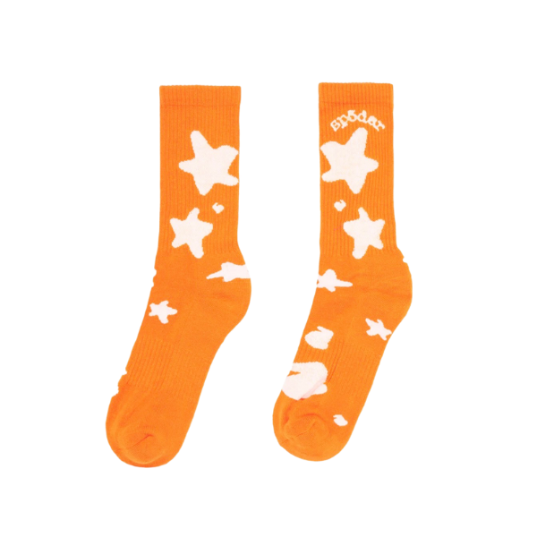 Sp5der Worldwide Orange Beluga Socks