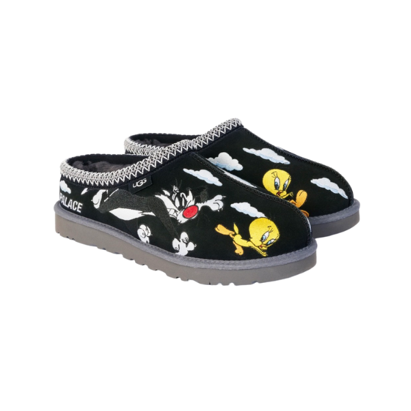 Palace UGG Black Looney Toons Tasman Slippers