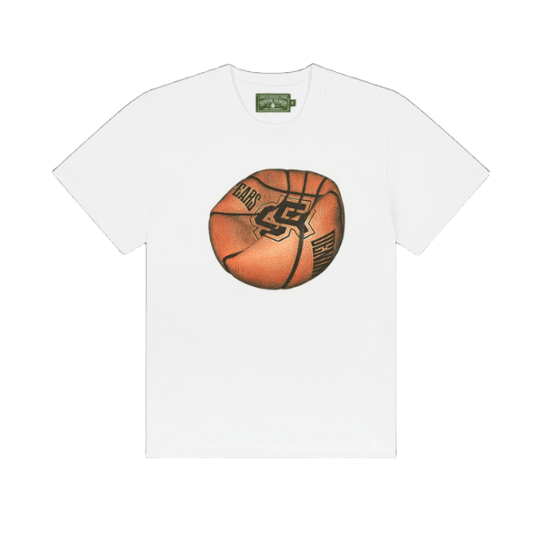 Denim Tears White Deflated Basketball T-Shirt