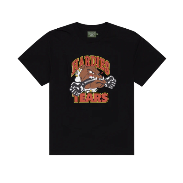 Denim Tears Black Hardies Tears Bulldog T-Shirt