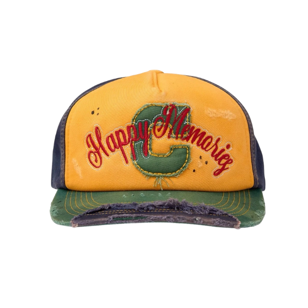 HMDD Green Distressed Hat