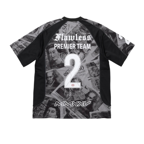 Supreme Black Pounds Soccer Jersey