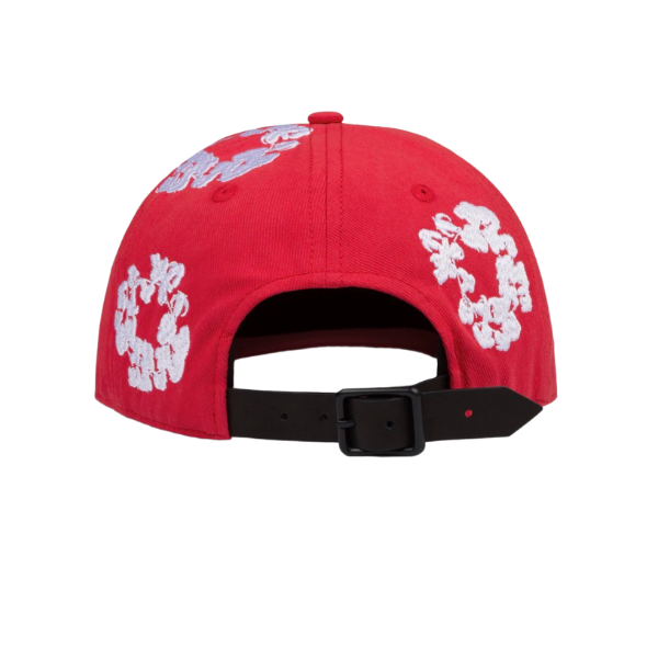 Denim Tears Red Cotton Wreath Hat