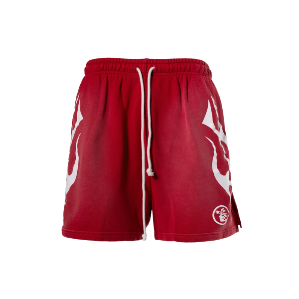Hellstar Red Flame Shorts