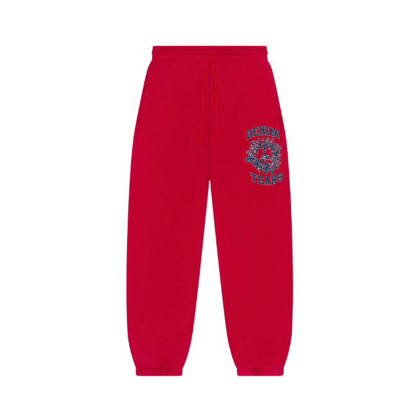 Denim Tears Red Denim University Sweatpants